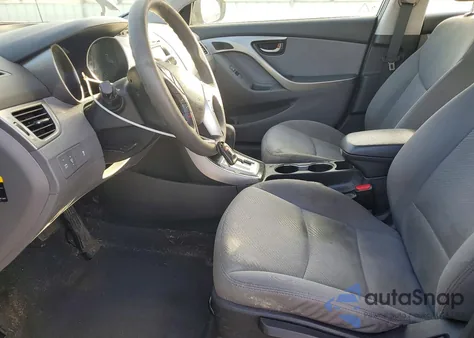 2013 Hyundai Elantra Gls z USA, uszkodzony, nr VIN 5NPDH4AE6DH161067